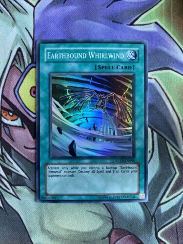 SOVR-EN046 Earthbound Whirlwind Super Rare Unlimited Edition NM Yugioh Card