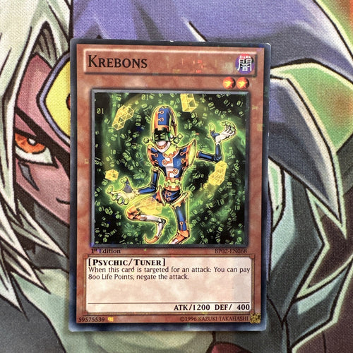BP02-EN068 Krebons Mosaic Rare 1st Edition NM Yugioh Card