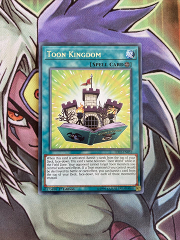 LED2-EN052 Toon Kingdom Rare 1st Edition NM Yugioh Card