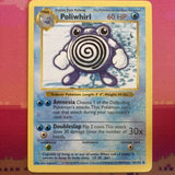 Pokemon Card Poliwhirl Shadowless Base Set Uncommon 38/102 NM