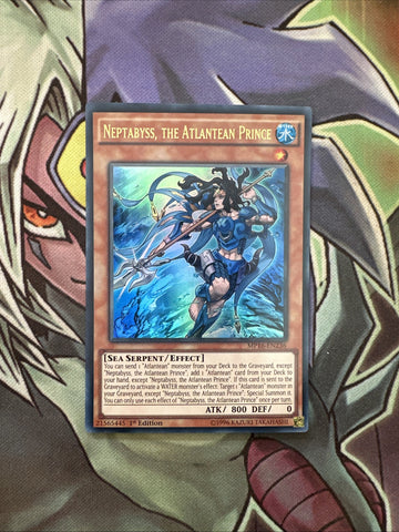 MP16-EN236 Neptabyss, The Atlantean Prince Ultra Rare 1st Edition NM Yugioh Card