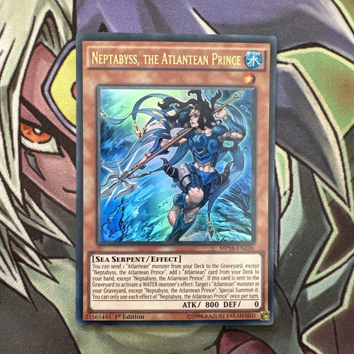 MP16-EN236 Neptabyss, The Atlantean Prince Ultra Rare 1st Edition NM Yugioh Card