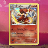 Pokemon Card Delphox Fates Collide Holo Rare 13/124 NM