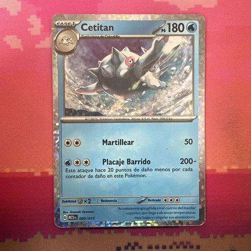 Pokemon Card Cetitan McDonald's 2023 Holo 005/015 NM
