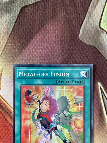 TDIL-EN061 Metalfoes Fusion Super Rare 1st Edition Mint YuGiOh Card (back)