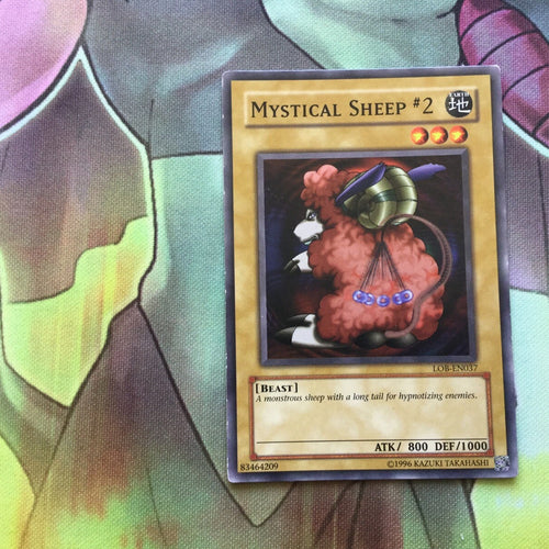 LOB-037 YuGiOh - Mystical Sheep #2 - Common VG