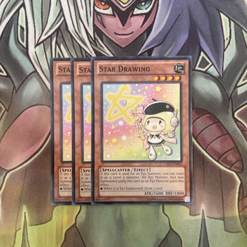 CBLZ-EN043 x3 Star Drawing Common Excellent Condition Yugioh