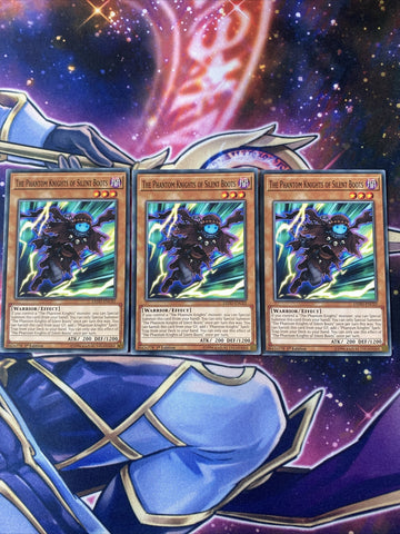 LEHD-ENC02 x3 The Phantom Knights Of Silent Boots Yugioh Playset