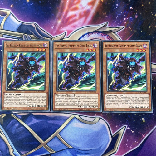 LEHD-ENC02 x3 The Phantom Knights Of Silent Boots Yugioh Playset