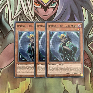 LEHD-ENA09 x3 Destiny HERO - Dark Angel Common Excellent Condition Yugioh