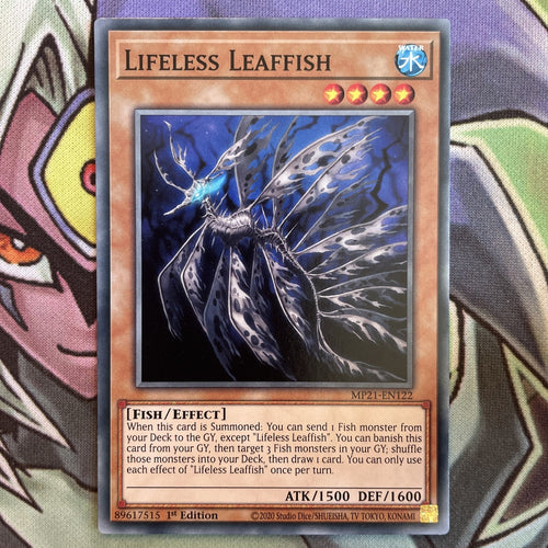 MP21-EN122 Lifeless Leaffish Common 1st Edition NM Yugioh Card