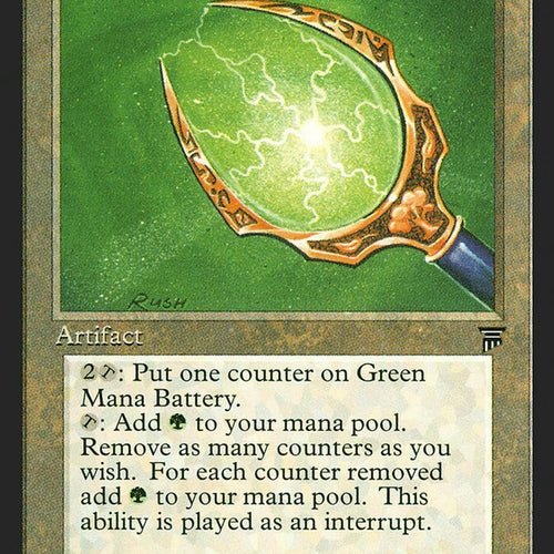 Green Mana Battery - Legends Excellent Magic MTG