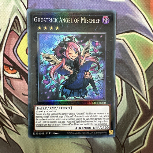 RA01-EN036 Ghostrick Angel Of Mischief Collectors 1st Edition NM Yugioh Card