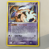 Pokemon Card Deoxys EX Deoxys Holo Rare 16/107 Light Play