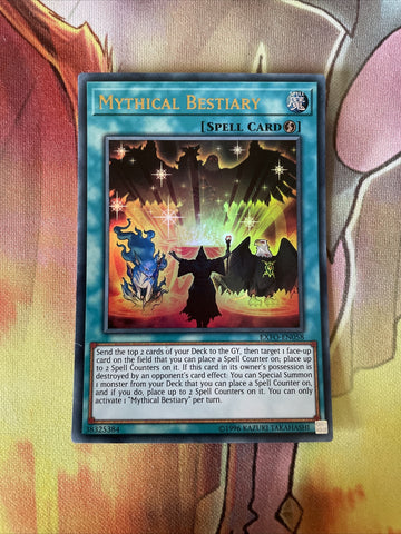 EXFO-EN058  Mythical Bestiary Ultra Rare UNL Edition VLP/NM Yugioh! Card