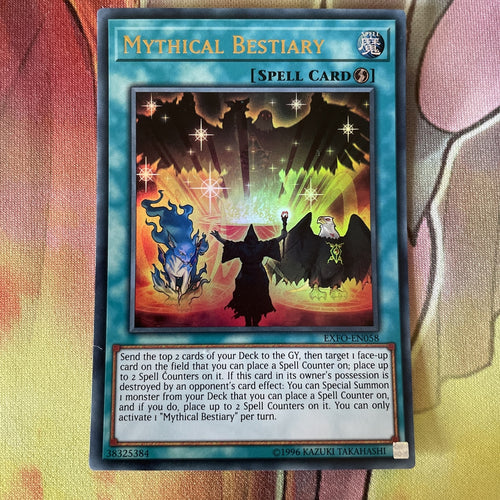 EXFO-EN058  Mythical Bestiary Ultra Rare UNL Edition VLP/NM Yugioh! Card