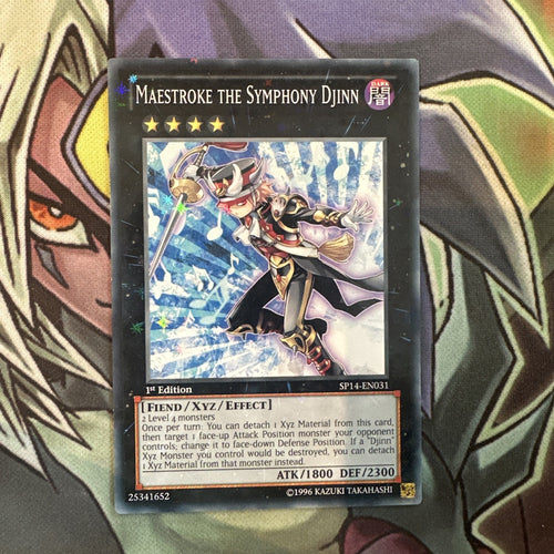 SP14-EN031 Maestroke The Symphony Djinn Starfoil Rare 1st Edition NM Yugioh Card
