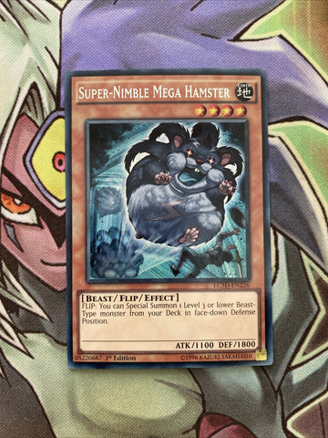 LC5D-EN226 Super-Nimble Mega Hamster Secret Rare 1st Edition NM Yugioh