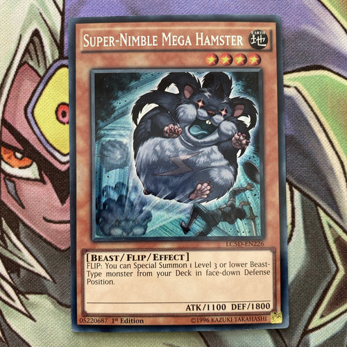 LC5D-EN226 Super-Nimble Mega Hamster Secret Rare 1st Edition NM Yugioh