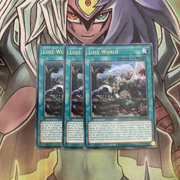 MGED-EN058 x3 Lost World Rare Excellent Condition Yugioh
