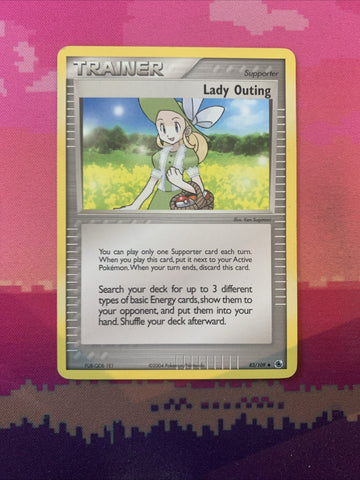 Pokemon Card Lady Outing EX Ruby Sapphire Uncommon 83/109 Near Mint