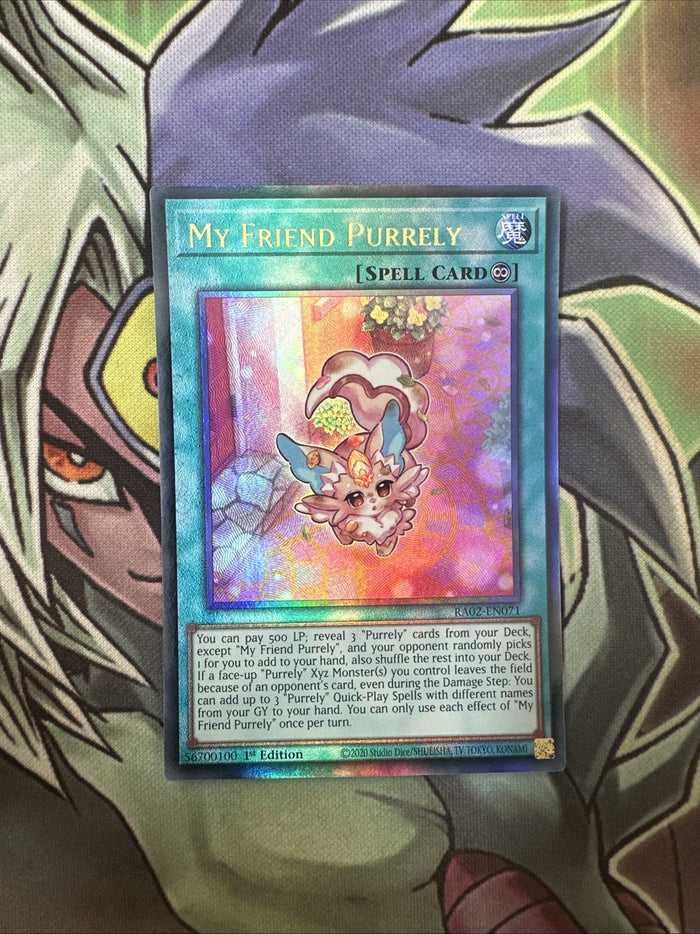 RA02-EN071 My Friend Purrely Collectors Rare 1st Edition NM Yugioh Card