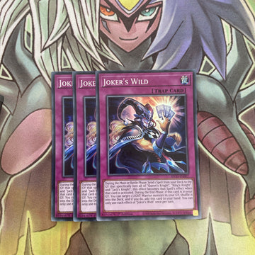 KICO-EN007 x3 Joker's WILD Super Rare Excellent Condition Yugioh