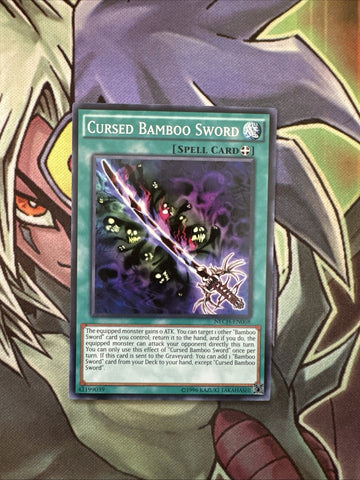 NECH-EN068 Cursed Bamboo Sword Common Unlimited Edition NM Yugioh Card