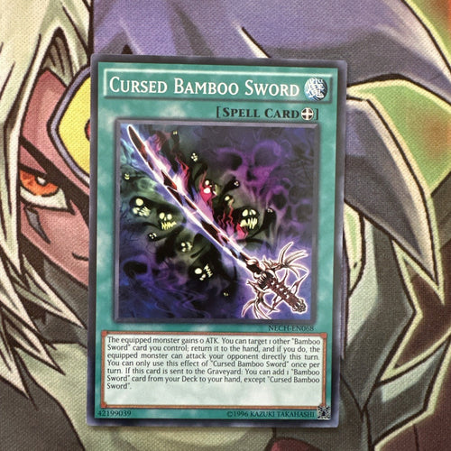 NECH-EN068 Cursed Bamboo Sword Common Unlimited Edition NM Yugioh Card