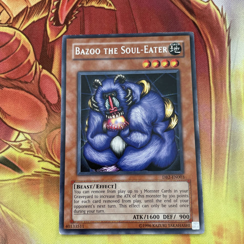 DB2-EN003 Bazoo the Soul-Eater Rare Unlimited Light Play/Very Good Yugioh