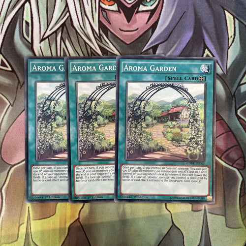 CORE-EN062 x3 Aroma Garden Common Excellent Condition Yugioh