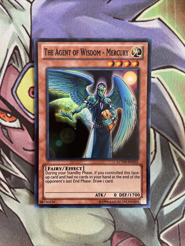 LCYW-EN252 The Agent Of Wisdom - Mercury Super Rare Unl Edition NM Yugioh Card