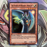LCYW-EN252 The Agent Of Wisdom - Mercury Super Rare Unl Edition NM Yugioh Card