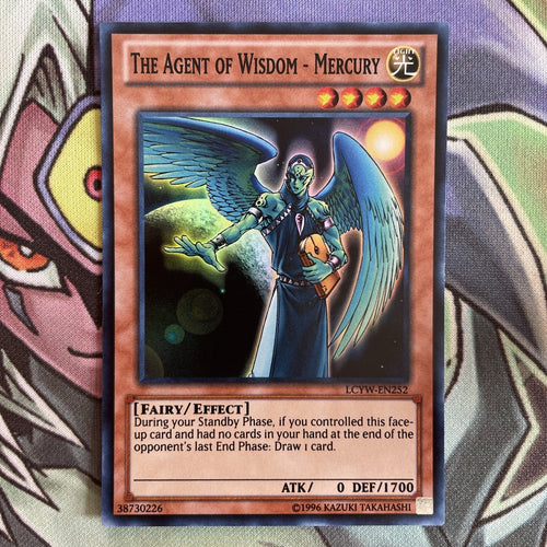 LCYW-EN252 The Agent Of Wisdom - Mercury Super Rare Unl Edition NM Yugioh Card