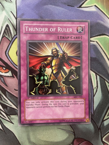 MFC-042 Thunder Of Ruler Common 1st Edition NM Yugioh Card