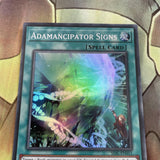SESL-EN011 Adamancipator Signs Super Rare 1st Edition Yugioh Card Near Mint NM