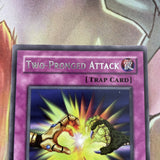 LOB-E049 Two-Pronged Attack Rare 1st Edition Excellent Yugioh