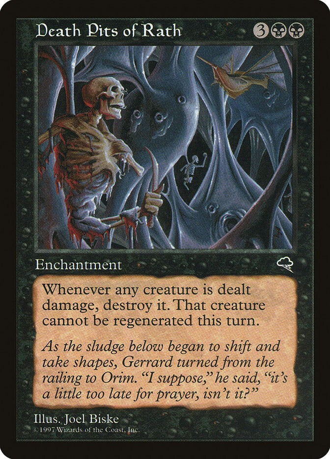 Death Pits Of Rath - Tempest Excellent Magic MTG