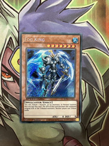 SGX3-ENH01 Fog King Secret Rare 1st Edition NM Yugioh Card