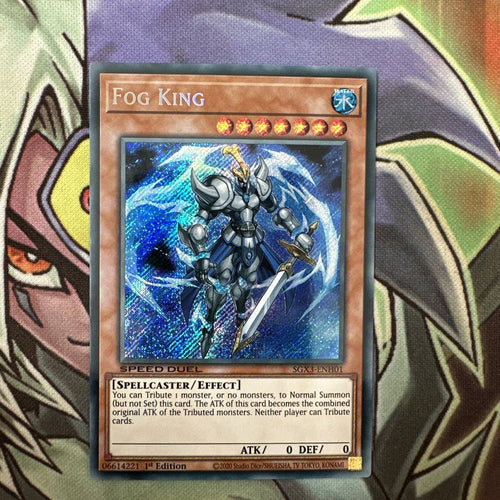 SGX3-ENH01 Fog King Secret Rare 1st Edition NM Yugioh Card