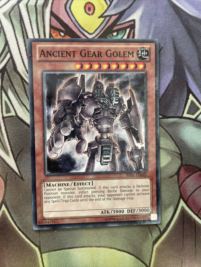 BP01-EN011 Ancient Gear Golem Starfoil Rare Unlimited Edition NM Yugioh Card