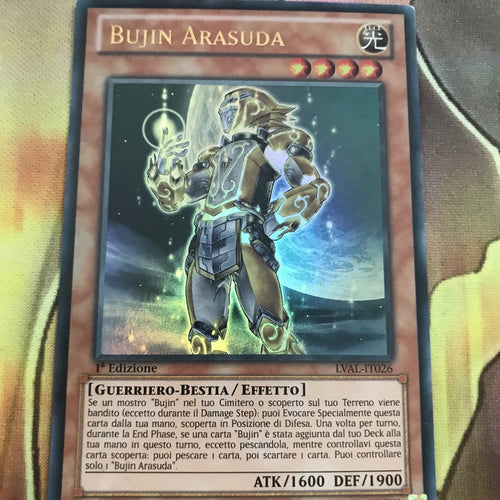 LVAL-EN026 Yugioh Card! Bujin Arasuda Ultra Rare 1st Edition