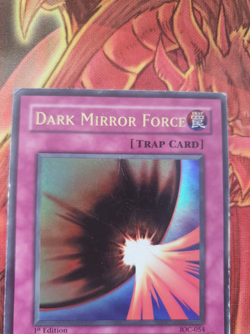 IOC-054 Dark Mirror Force - 1st Edition - Ultra - Yugioh LP (back)