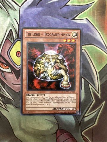 LCYW-EN262 The Light - Hex-Sealed Fusion Common Unl Edition NM Yugioh Card