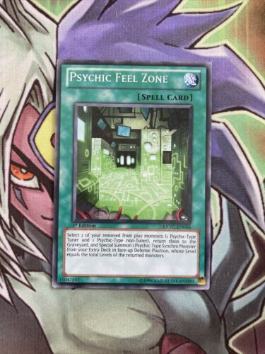 EXVC-EN056 Psychic Feel Zone Rare 1st Edition NM Yugioh Card
