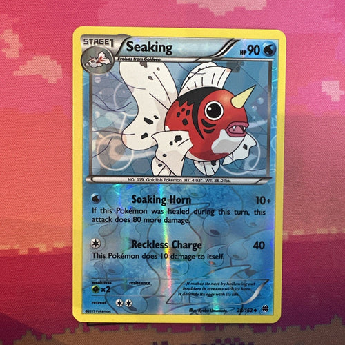 Pokemon Card Seaking Breakthrough Reverse Holo Uncommon 28/162 Near Mint