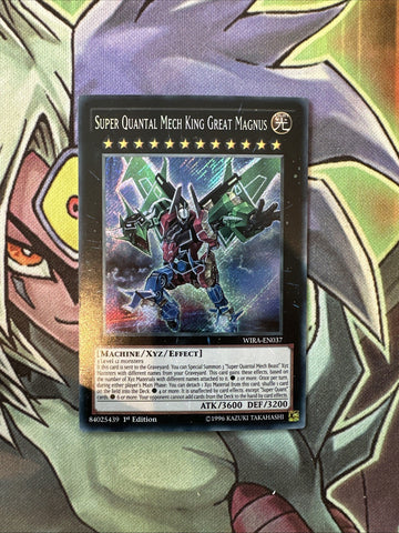 WIRA-EN037 Super Quantal Mech King Great Magnus Secret 1st Edition NM Yugioh
