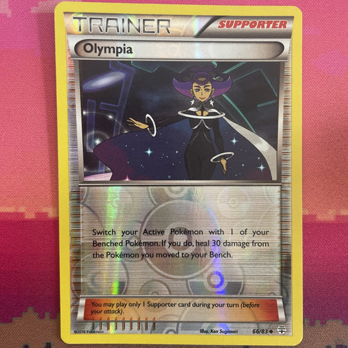 Pokemon Card Olympia Generations Reverse Holo Uncommon 66/83 NM