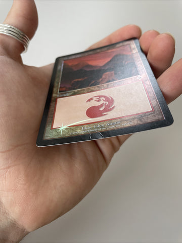Mountain FOIL Invasion - Mod Play Magic MTG (back)