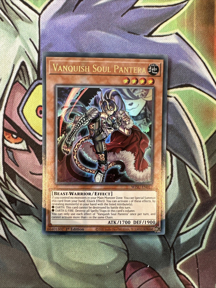 WISU-EN017 Vanquish Soul Pantera Ultra Rare 1st Edition NM Yugioh Card